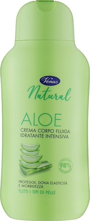 Крем-флюид для тела с алоэ вера - Venus Natural Aloe Fluid Body Cream — фото N1