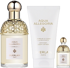 Парфумерія, косметика Guerlain Aqua Allegoria Mandarine Basilic - Набір (edt/125ml + edt/7,5ml + b/lot/75ml)