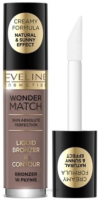 Бронзер - Eveline Cosmetics Wonder Match Liquid Bronzer Contour — фото 01