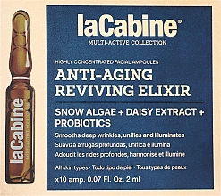Парфумерія, косметика Висококонцентровані відновлювальні антивікові ампули для обличчя - La Cabine Anti-aging Reviving Elixir