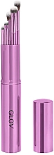 Набор кистей для макияжа глаз, 5шт - Glov Eye Makeup Brushes Purple — фото N3