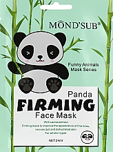 Укрепляющая маска для лица с принтом панды - Mond'Sub Panda Firming Face Mask — фото N1