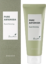 Пенка для умывания с экстрактом полыни - Enough Pure Artemisia Foam Cleansing — фото N2