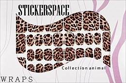 Парфумерія, косметика Дизайнерські наклейки для нігтів "Leopard Pedi" - StickersSpace 
