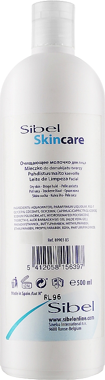 Очищаюче молочко для сухої шкіри - Sibel Scin Care Cleansing Milk Face — фото N2