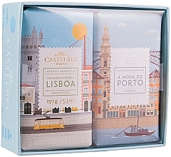 Парфумерія, косметика Набір мила - Castelbel Hello Portugal Soap Set Lisbon & Porto (soap/2x150g)