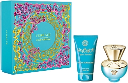 Духи, Парфюмерия, косметика Versace Dylan Turquoise Pour Femme - Набор (edt/30ml + show/gel/50ml)