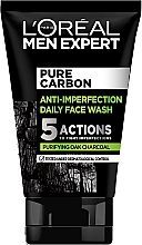 Очищающий гель для умывания "5 действий против проблемной кожи" L'Oreal Paris Men Expert Pure Power Charcoal — фото N1