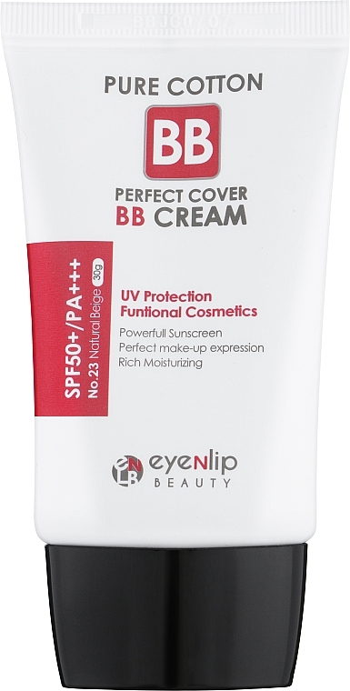 BB крем - Eyenlip Pure Cotton Perfect Cover BB Cream SPF 50 — фото N2