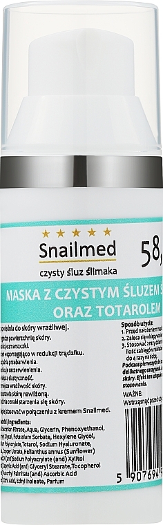 Маска против прыщей - Snailmed Anti-Acne Mask For Night — фото N1