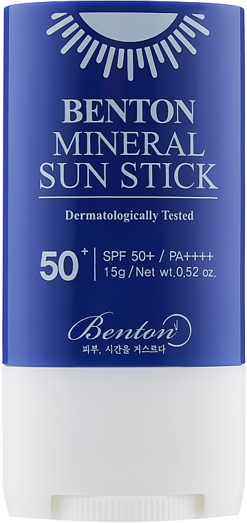 Солнцезащитный стик на минеральной основе - Benton Mineral Sun Stick SPF50+/PA++++