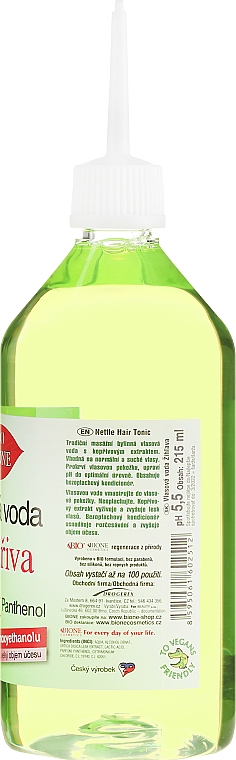Вода для волос с экстрактом крапивы - Bione Cosmetics Nettle Hair Water — фото N2