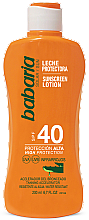 Духи, Парфюмерия, косметика Солнцезащитный лосьон - Babaria Spf40 Sunscreen Lotion With Aloe Vera