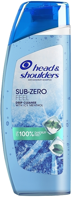 Шампунь против перхоти - Head & Shoulders Sub Zero Feel Deep Clean Ice Menthol Dandruff Shampoo — фото N2