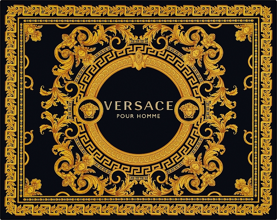 Versace Pour Homme - Набор (edt/50ml + a/sh/balm/50ml + sh/gel/50ml) — фото N2