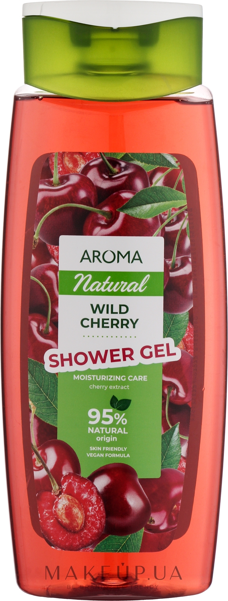Гель для душу "Дика вишня" - Aroma Natural Shower Gel — фото 400ml