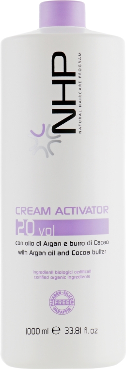 Крем-активатор фарби 6% - NHP Cream Activator 20 vol — фото N3