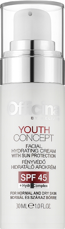 Увлажняющий крем для лица с SPF 45 - Helia-D Officina Youth Concept Facial Hydrating Cream — фото N1