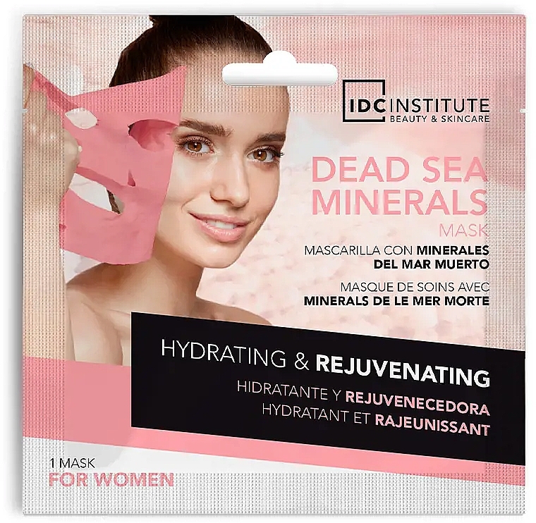 Увлажняющая и омолаживающая маска для женщин - IDC Institute Deep Sea Minerals Hydrating & Rejuvenating Mask for Women — фото N1