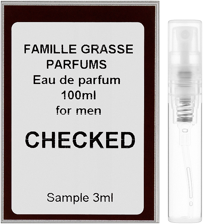 Famille Grasse Parfums Checked - Парфюмированная вода (пробник) — фото N1