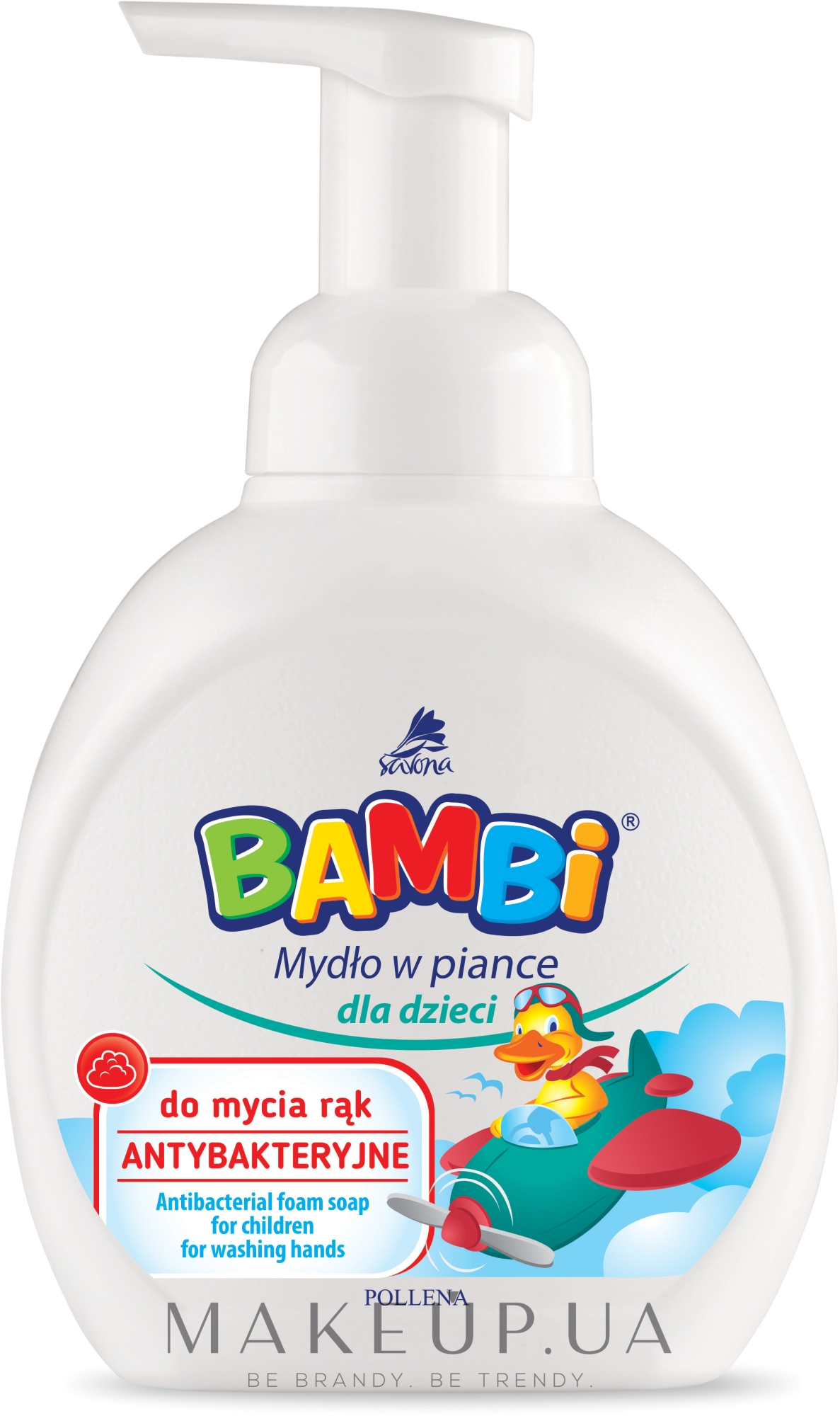 Мило-пінка для дітей антибактеріальне - Pollena Savona Bambi Antibacterial Foam Soap — фото 500ml