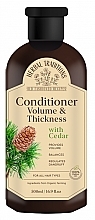 Кондиціонер для об'єму та зміцнення волосся з кедром - Herbal Traditions Volume & Thickness Conditioner — фото N1