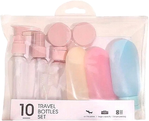 Набір дорожніх контейнерів 10 в 1 - Ecarla 10 Travel Bottles Set — фото N1