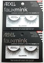 Парфумерія, косметика Накладні вії - Ardell Black Fauxmink Lashes 817