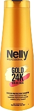 Парфумерія, косметика Шампунь для волосся "Colour Protector" - Nelly Professional Gold 24K Shampoo