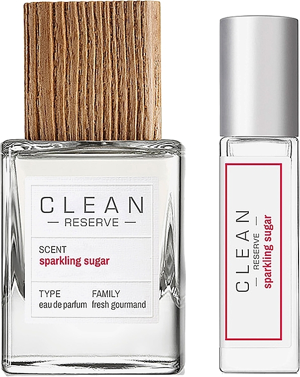 Clean Reserve Sparkling Sugar - Набор (edp/30ml+edp/5ml) — фото N1