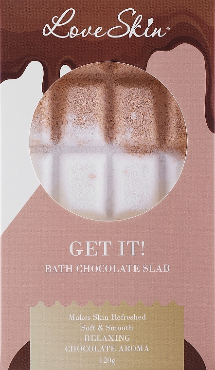 Шоколад для ванни - Love Skin Get It! Bath Chocolate Slab — фото N2
