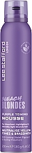 Тонирующий фиолетовый мусс для осветленных волос - Lee Stafford Bleach Blonde Purple Toningh Mousse — фото N1