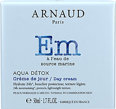 Крем для лица дневной для нормальной и комбинированной кожи - Arnaud Aqua Detox Day Cream — фото N2