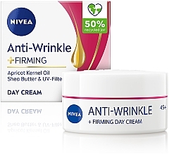 Духи, Парфюмерия, косметика Дневной крем против морщин + упругость 45+ - NIVEA Anti-Wrinkle + Firming Day Cream