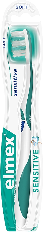 М'яка зубна щітка, синя - Elmex Sensitive Toothbrush — фото N4