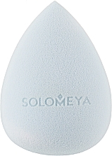 Косметический спонж для макияжа, меняющий цвет - Solomeya Color Changing blending Sponge Blue-Pink — фото N1