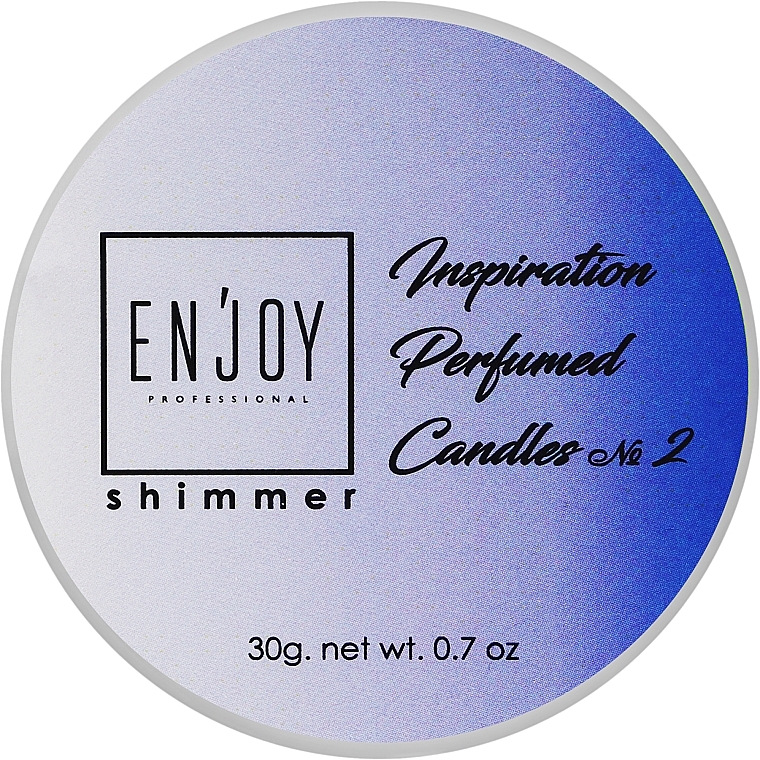 Парфумована масажна свічка - Enjoy Professional Shimmer Perfumed Candle Inspiration #2 — фото N1