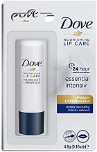 Парфумерія, косметика Зволожувальний бальзам для губ - Dove Lip Balm Care Essential