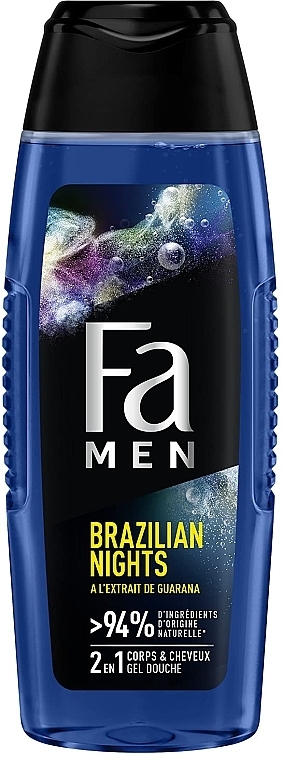 Гель для душу - Fa Men Brazilian Nights Shower Gel with Guarana Extract — фото N1