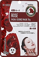 Духи, Парфюмерия, косметика Тканевая маска для лица с экстрактом розы - Mitomo 512 Sheet Mask