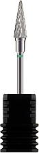 Парфумерія, косметика Фреза твердосплавна зелена "Конус", діаметр 5 мм, довжина 14 мм - Divia DF101-50-G