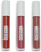 Набір - Makeup Obsession Be Obsessed With Lip Gloss Collection (lipgloss/3x5ml) — фото N2