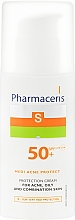 Сонцезахисний крем для шкіри з акне - Pharmaceris S Medi Acne Protect Cream SPF50 — фото N2
