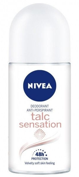 Дезодорант-антиперспирант шариковый - NIVEA Deodorant Roll-On Talc Sensation — фото N1