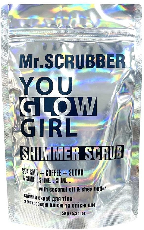 Скраб для тела - Mr.Scrubber You Glow Girl Shimmer Scrub