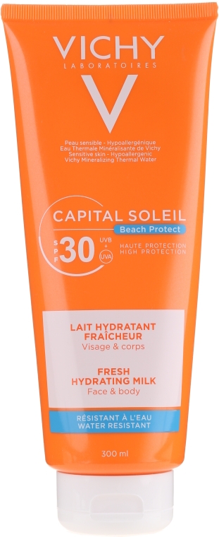 Солнцезащитное молочко для тела - Vichy Capital Soleil Hydrating Milk SPF 30 — фото N1