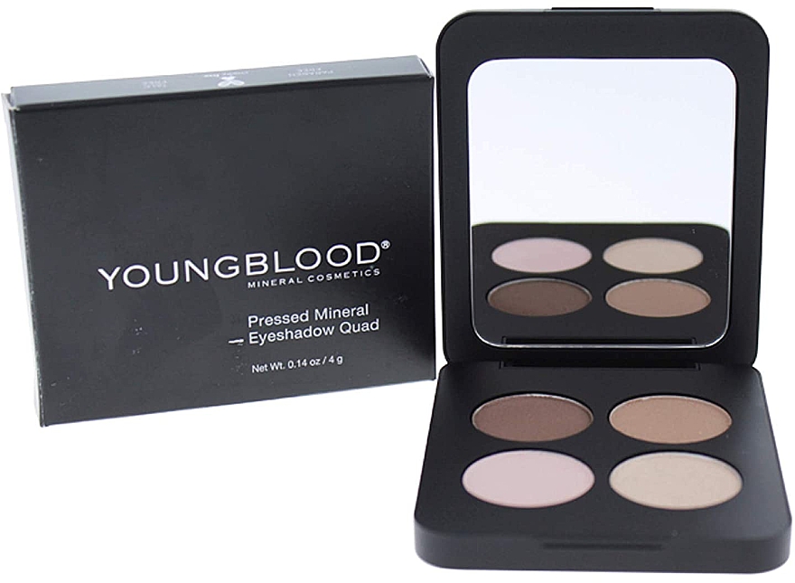 Компактные минеральные тени - Youngblood Pressed Mineral Eyeshadow Quad — фото N2