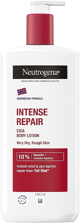 Лосьон для тела - Neutrogena Intense Repair Cica Body Lotion — фото N1