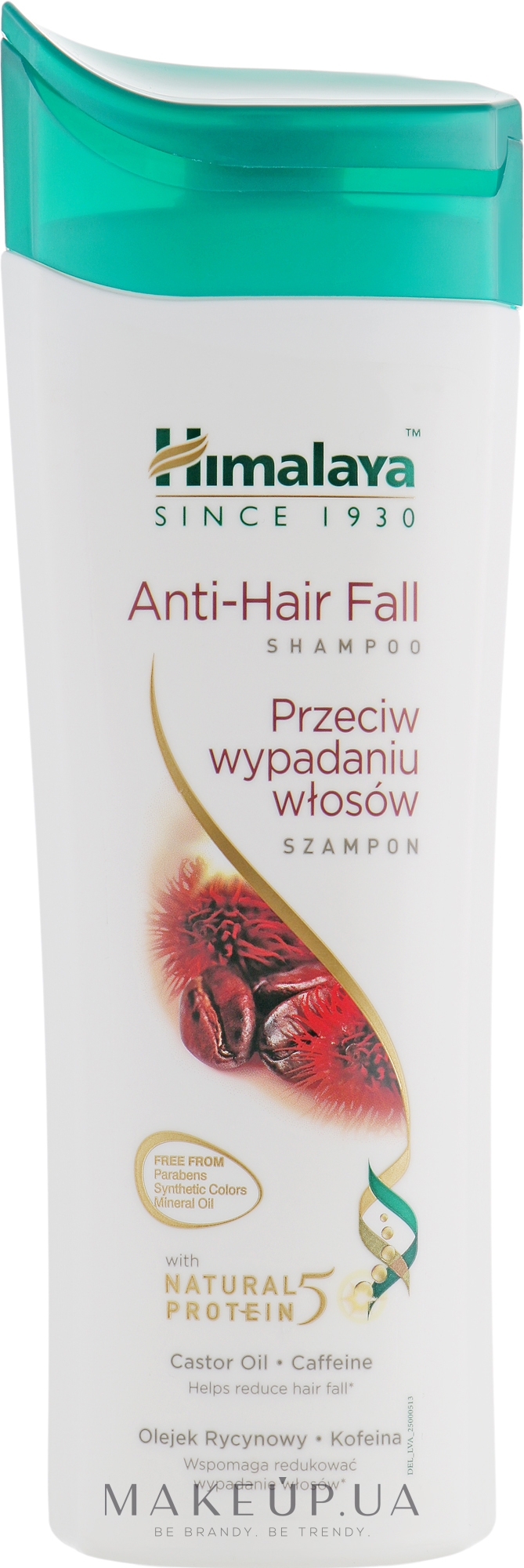 Шампунь з протеїнам від випадіння волосся - Himalaya Herbals Anti-Hair Fall — фото 400ml