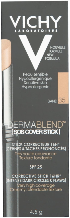 Коректор-олівець - Vichy Dermablend Stick SOS Cover SPF25 — фото N2